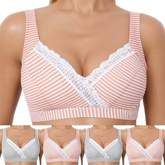 Mixpiju Women's Pregnant Bra Vest Tops, Nursing Bras for Breastfeeding Seamless Comfort Maternity Bra, Pregnancy Sleep Bralette with Extra Extender