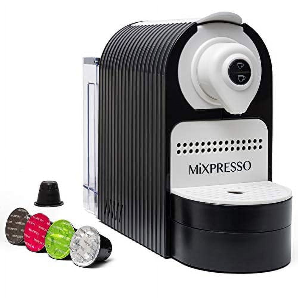 Compact Black Plastic Nespresso Compatible Espresso Machine
