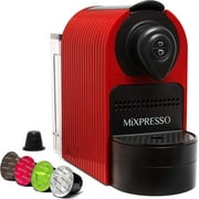 Mixpresso 19 Bar Red Espresso Machine for Nespresso Capsules, 27 Oz