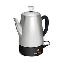 Mixpresso Electric Coffee Percolator 10 Cup Coffee Maker Stainless Steel Camping Coffee Pot