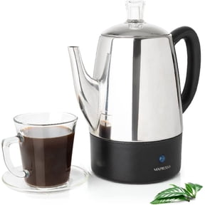 Mixpresso Electric Percolator Coffee Pot 10 Cup Stainless Steel Percolator
