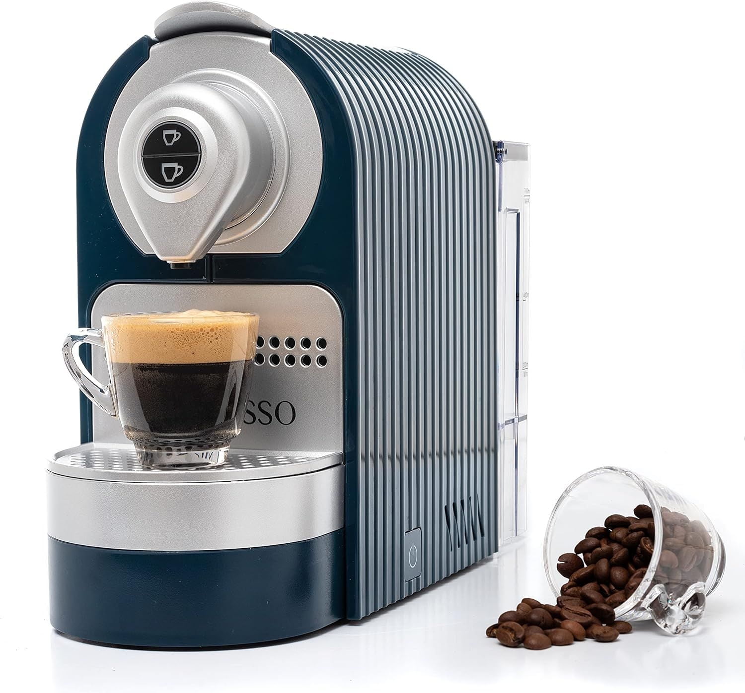 Mixpresso Máquina de café expreso para cápsulas compatibles con Nespresso,  cafetera de una sola porción programable para cápsulas de espresso, bomba