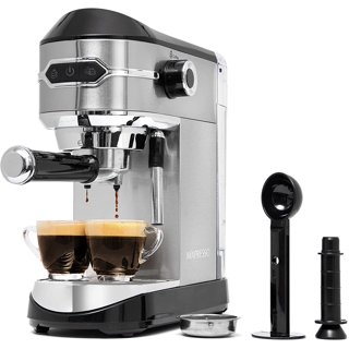 SUMSATY Espresso Machine, Stainless Steel Espresso Machine with Milk Frother  for Latte, Cappuccino, Machiato,for Home Espresso Maker, 1.8L Water Tank,  20 Bar 