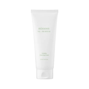Mixsoon Centella Cleansing Foam 5.07 fl oz/ 150ml,Low pH Cleansing Foam for Moisturization,Cruelty-Free