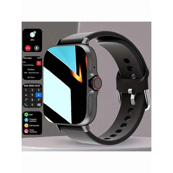 MixtataDi 1.83" Smart Watch: Wireless Calling, Fitness Tracker, Pedometer for iOS Android, Unisex Gift