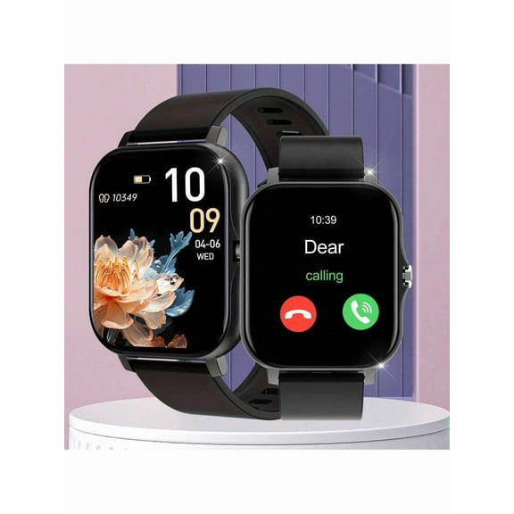 MixtataDi Smart Watch,Multifunctional Sports Smartwatch, Wireless Calls/Wireless Music, Message Notification,Customizable Watch Faces, Multiple Sports Modes, Compatible With Android & IOS,Unisexo