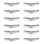 Mixtlocalior 12pcs Toggle Bolt Wing Nut Hanging Heavy Drywall Anchors Drywall Toggle Wings ( )