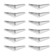 Mixtlocalior 12pcs Toggle Bolt Wing Nut Hanging Heavy Drywall Anchors Drywall Toggle Wings (M8)