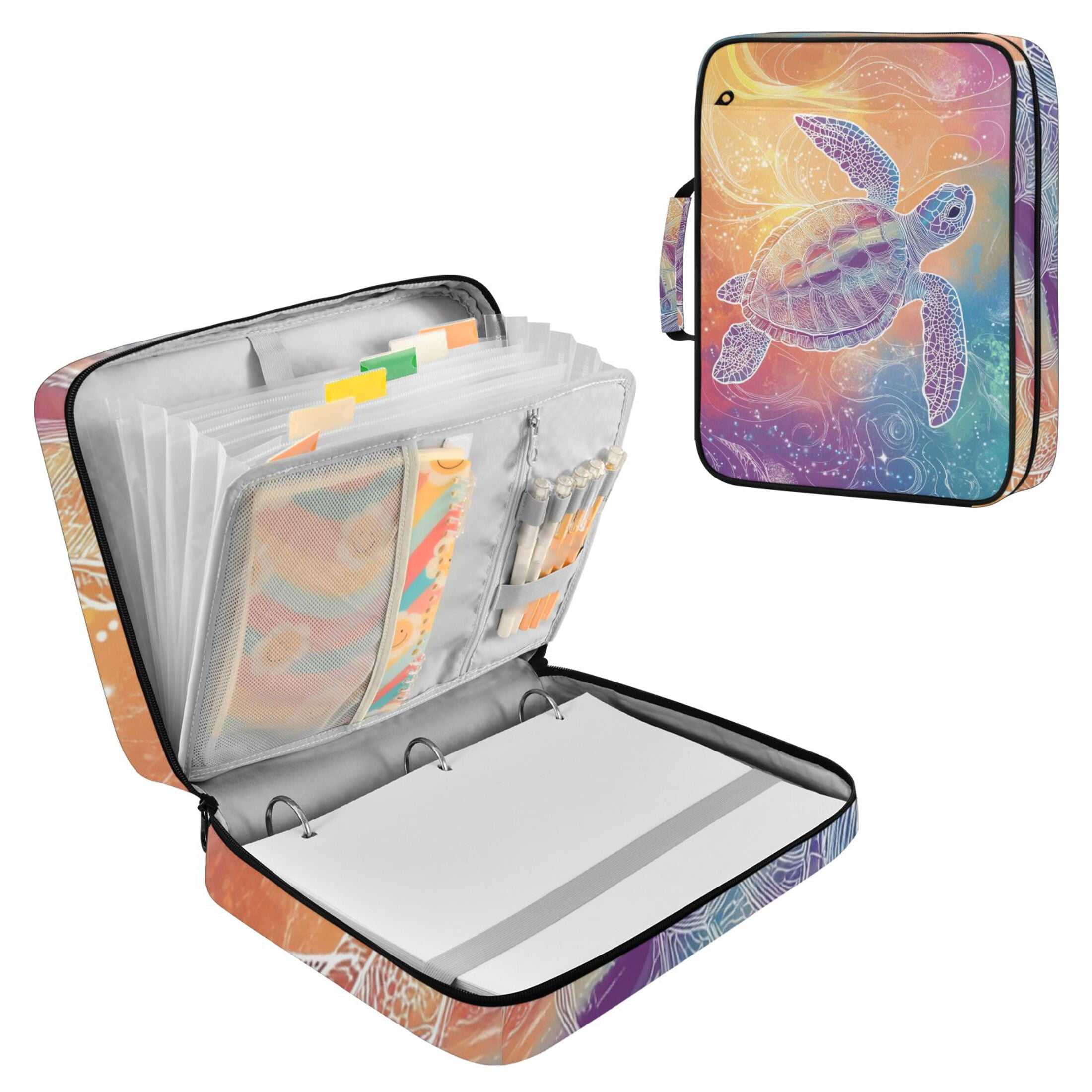Mixture Colored Sea Turtle Accordion File Organizer Expanding File ...