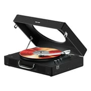 Mixx Revival 65 Bluetooth Belt Drive Plastic Turntable w/ Silicone Mat, Stylus and 45 RPM Adapter , Black , USRP-65-BK-051