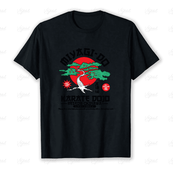 Miyagi Do Karate Dojo Cobra Kai Martial Arts Retro Film Apparel Unisex T-Shirt V18168 ,up to size 5XL