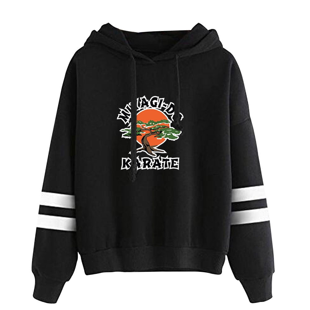 Eagle Fang Karate Cobra Kai Merch Hoodies Pocketless Parallel Bars Sleeve Sweatshirt Woman Man Clothes Walmart