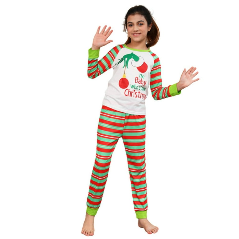 Miyanuby Matching Christmas Pjs for Family Christmas Costumes for Adults  Kids Toddlers Baby - Family Christmas PJs Matching Sets 