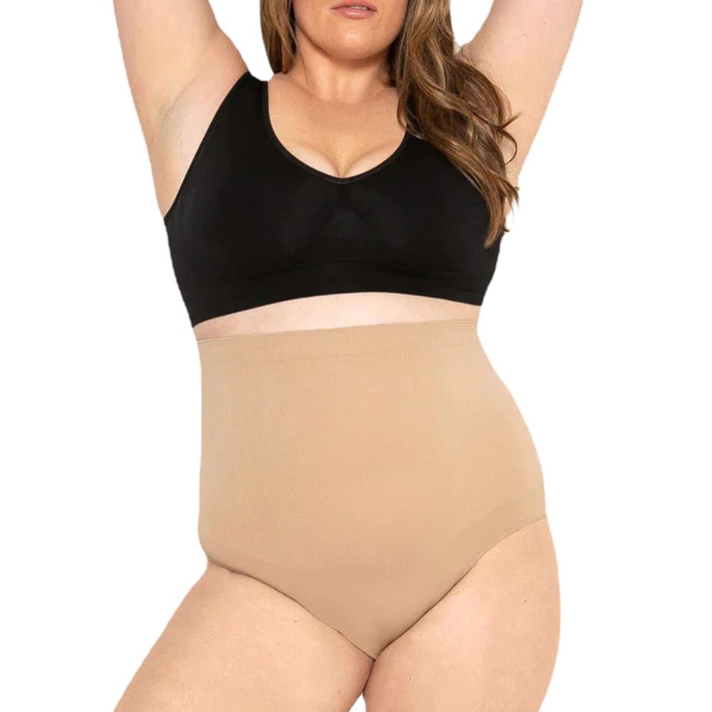 Werena Shapewear Women Black Thong Tummy Control High Waisted Body