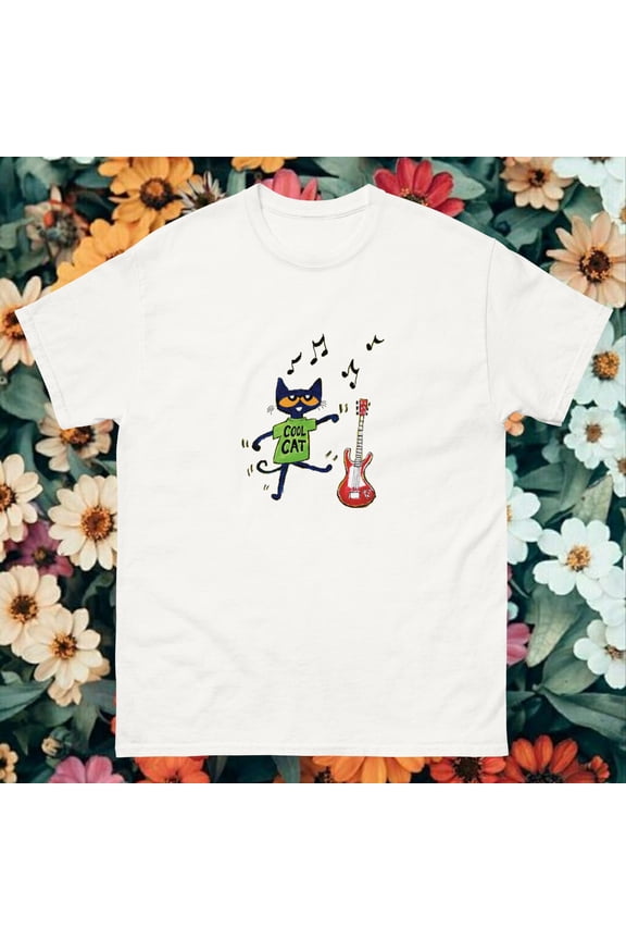 Pete the Cat Dancing Tee Shirt, Childrens Book, Nostalgia, 90s Kid, Tshirt, Funny Clothing, Cool Clothing, Trendy Clothes, Funny Ahh Tees