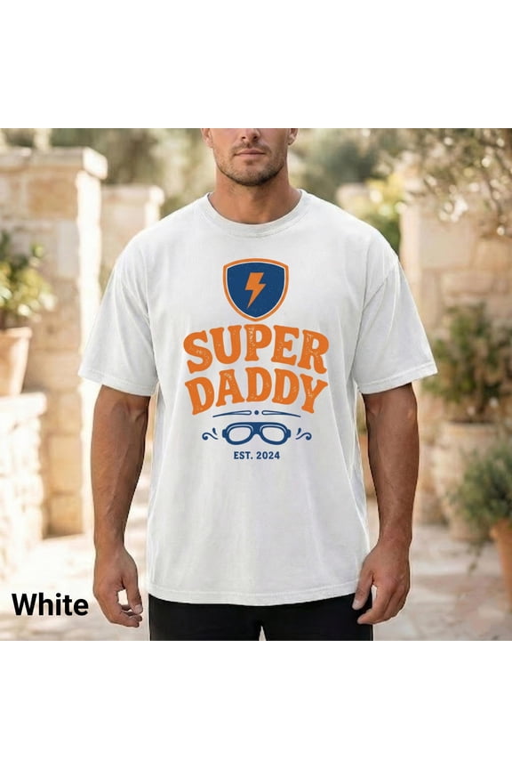 Super Daddy graphic tee ,T-Shirt , Father's Day