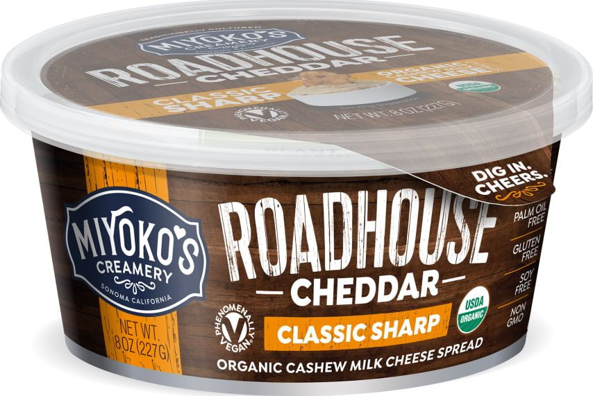 Miyoko's Creamery Vegan Roadhouse Cheddar Cream Cheese, 8 oz