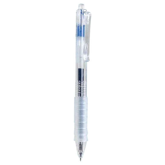 Miyuadkai 0.5mm Fast Dry Retractable Gel pan Black, ST Tip Smooth Writing No Smear Click pan for sch-ol Journaling Note Taking, Cloud Grip 5pc Blue