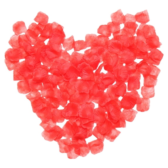 Miyuadkai 100pcs Red Artificial Rose Petals, Flower Petals for Wedding Decoration Valentine's Day, Fake Rose Petals for Confetti Spreads
