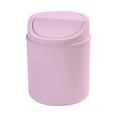 thumbnail image 1 of Miyuadkai 2L Mini Tabletop Trash Can with Removable Lid, Pink, 1 of 8