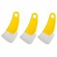 thumbnail image 1 of Miyuadkai 3Pcs Soft Scraper Pot Bottom Cleaning Scraper Yellow - Kitchen Food Grade Silicone Spatula | Reusable Silicone Pan Cleaning Scraper, Upgrade Scratch Spatula, 1 of 8