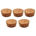 thumbnail image 1 of Miyuadkai 5 Silicone Jar Mold Lids, 5Pcs Cork Plugs Bottle Replacement Cork Craft Jar Cork Top Lid Glass Beer Bottle Cork Stopper Diy Project Corks, 5 Cork Caps, 1 of 8