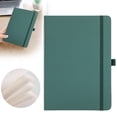 thumbnail image 1 of Miyuadkai A5 Ruled Notebok Hard-cover Thick Paper, Lined Journal for Sketching Drawing Painting, sch-ol Study Notebok – Dark Green, 1 of 9