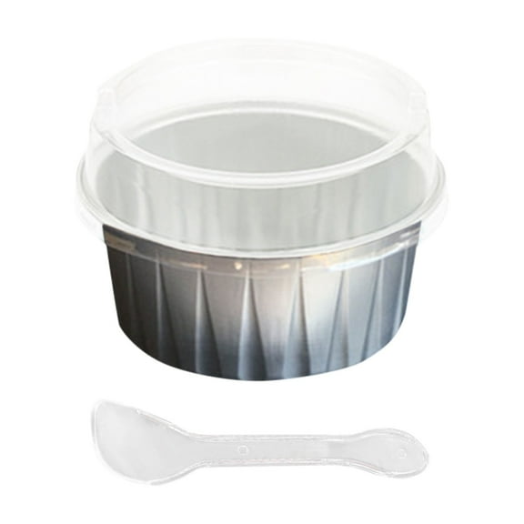 Miyuadkai Aluminum Foil Clearance Aluminum Foil Cupcake Lined Aluminum Foil Mini Cupcake Container with Cover Baking Cup Muffin Liner Kitchen L