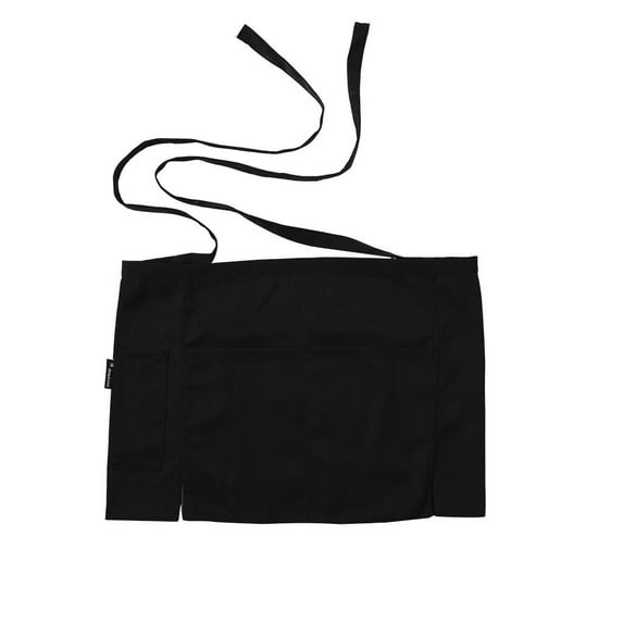 Miyuadkai Apron Sleeve Clearance Sales Waist Short Apron Hotels Restaurant Cafe Waiters And Waitresses Uniforms Aprons Black
