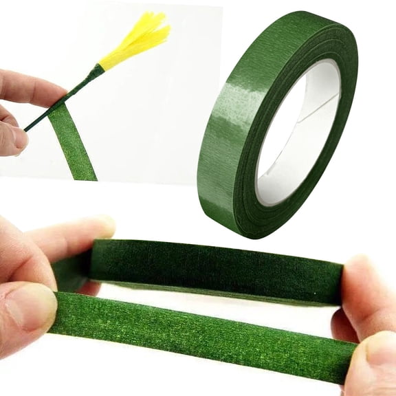 Miyuadkai Army Green DIY Craft Washi Tape, 8x2 cm Green Paper Tape for DIY Handmade, Perfect for Summer Scrapboking and Labeling