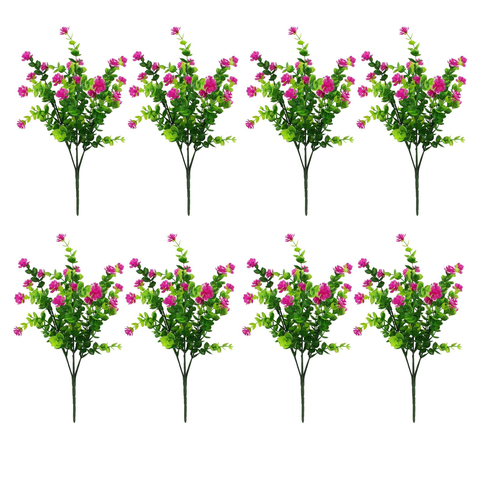Miyuadkai Artificial Flowers 8Pc Artificial Flower Latex Real Bridal