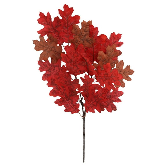 Miyuadkai Artificial Maple Leaf Single Stem 21.6In for Fall Thanksgiving Halloween Home Kitchen Decor Orange