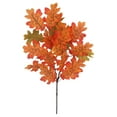 thumbnail image 1 of Miyuadkai Artificial Maple Leaf Single Stem 21.6In for Fall Thanksgiving Halloween Home Kitchen Decor Orange, 1 of 9
