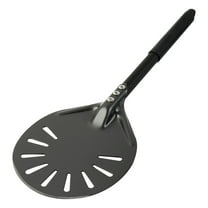 Miyuadkai Baking Pizza Flipper, Pizza Turning Peel Pizza Turner Restaurant Grade Aluminum Perforated Pizza Peel Lightweight Metal Outdoor Pizza Oven Accessories, 1 Pizza Peel