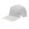thumbnail image 1 of Miyuadkai Baseball Caps Party Hat -Hop Baseball Club Cap Lighted up LED Glow Sports Baseball Caps Accessory White, 1 of 2