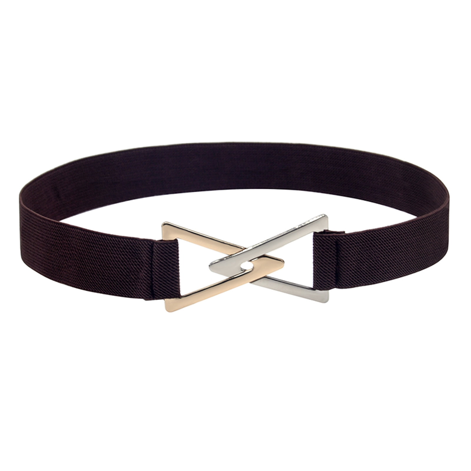 Miyuadkai Belt Women Buckle Waist Elastic Wide Belt Stretch Fashion