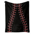 thumbnail image 1 of Miyuadkai Blanket Baseball Blanket Gifts Flannel Sports Blankets Lightweight Fleece Soft Throw Blanket for Kids Couch and Bed Room Decor, 1 of 2