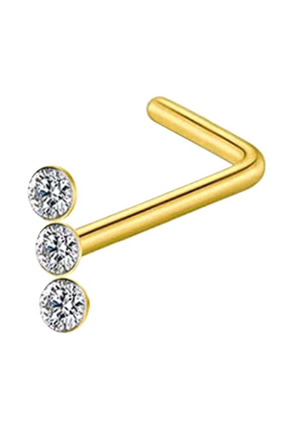 Body chain Steel Nose For WomenNostril Nose Piercing Piercing Ring Jewelry Hoop Jewelry Rings Stainless Studs Body Hoop Nose Jewelry Jewelry Gold One Size