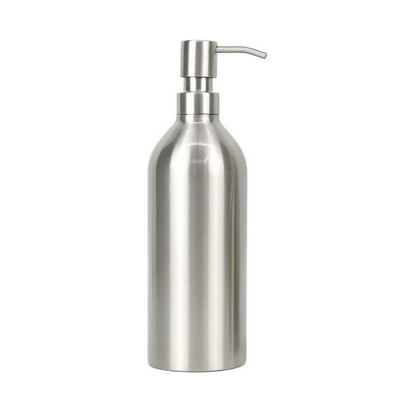 Miyuadkai Bottle Clearance Liquid Shampoo Soap Dispensers Wash Lotion Bottle Hand Dispenser Bathroom Products Room Decor Silver