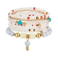 thumbnail image 1 of Miyuadkai Bracelets Bohemian Bracelets For Women 6 Sets Bracelets Multilayer Stack Colorful Beads Bracelet Adjustable Jewelry White One Size, 1 of 7