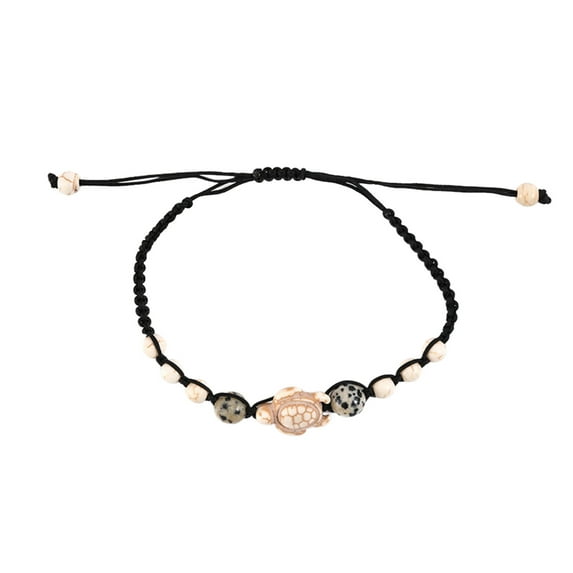 Miyuadkai Bracelets Bohemian White Turquoise Turquoise Turtle Beads Stretchable Bracelet Bracelet Jewelry White One Size