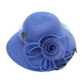 thumbnail image 1 of Miyuadkai Caps Women's Daily Cap Fascinator Bridal Tea Party Wedding Hat Accessory Blue, 1 of 2
