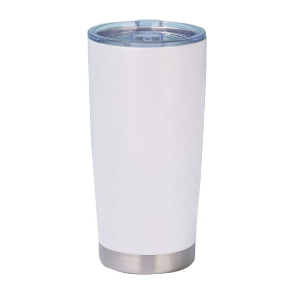 Miyuadkai Car Cup Double-Layer Vacuum Insulation Cup White, 20Oz Stainless Tumbler Lid for Double Wall Vacuum Insulated Travel Mug Cup Thermo Hot Cold Tea Coffee Ice Beer for Car Desk Home (Gradient)