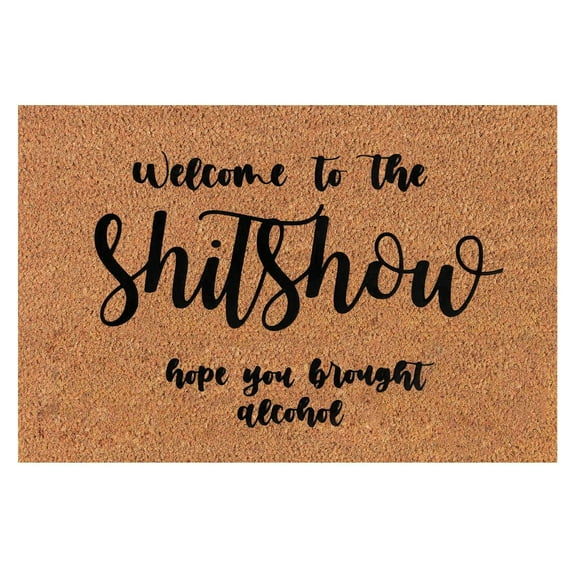 Miyuadkai Carpet IF YOU HEAR ME YELLING JUST KNOW I SAID IT NICELY 26 TIMES THE MOM Carpet Door Mat Non Slip Entrance Door Entry Mat Absorbent Bathroom Fun Floor Mat 1PC home E One Size