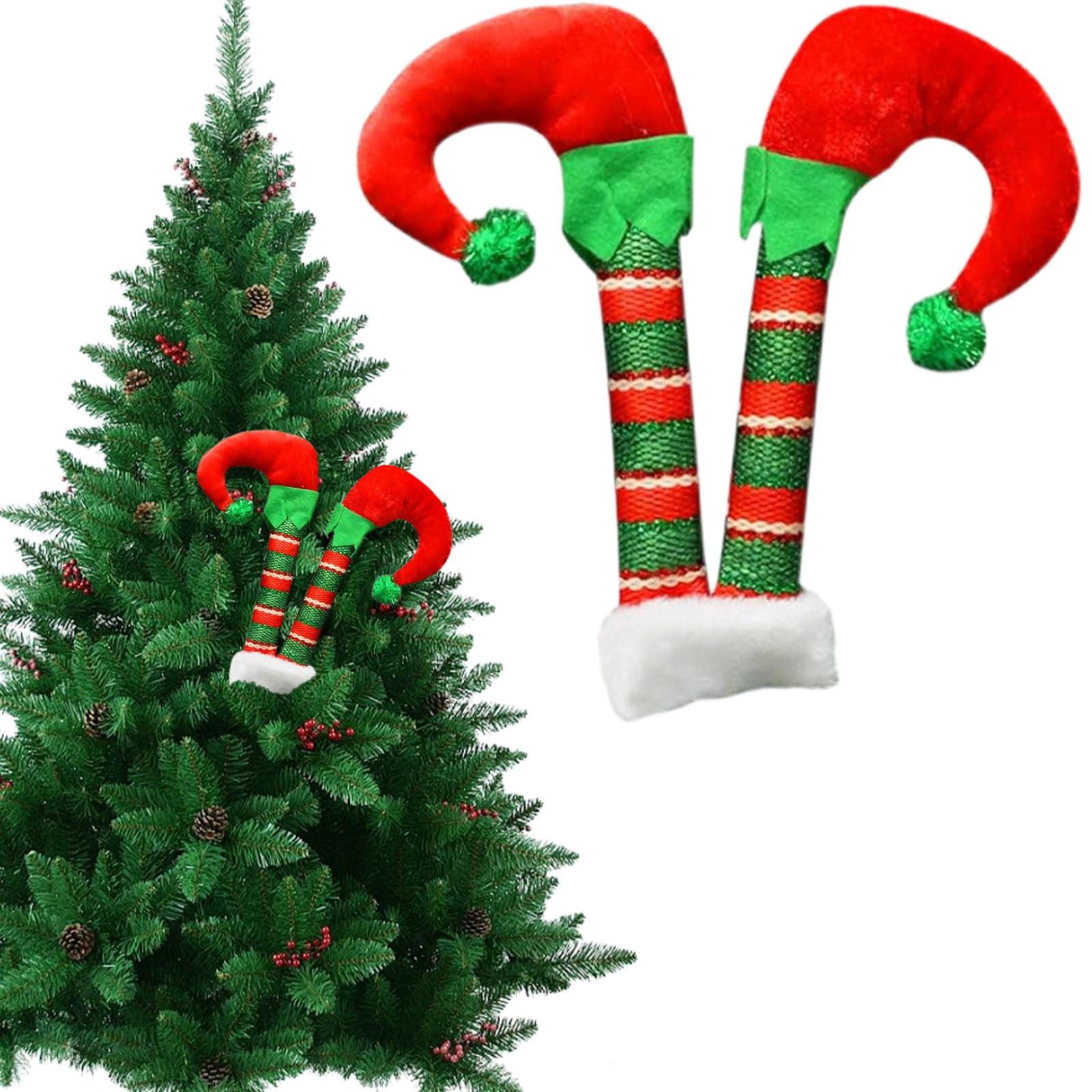 Elf Legs For Christmas Tree