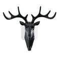 thumbnail image 1 of Miyuadkai Command Hooks Clearance Deer Head Self Adhesive Wall Door Hook Hanger Bag Keys Sticky Holder Tools Black, 1 of 1