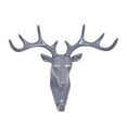 thumbnail image 1 of Miyuadkai Command Hooks Clearance Deer Head Self Adhesive Wall Door Hook Hanger Bag Keys Sticky Holder Tools Grey, 1 of 1