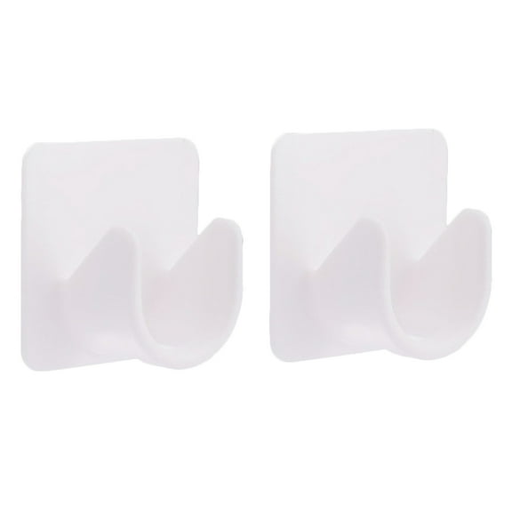 Miyuadkai Command Hooks Clearance No Punching Arc Slot Telescopic Rod Fixed Bracket Rod Hanger Cabinet Clothes Rod Hook Tools White