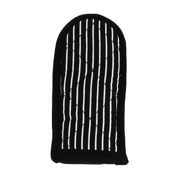 Miyuadkai Cotton Handlebar Gloves Black and White Stripes, Handle Pot Holder Sleeve Pan Cover Skillet Hot Cookware Holders Pans Frying Kitchen Grip Cotton, 1 Cotton Pot Handle Cover