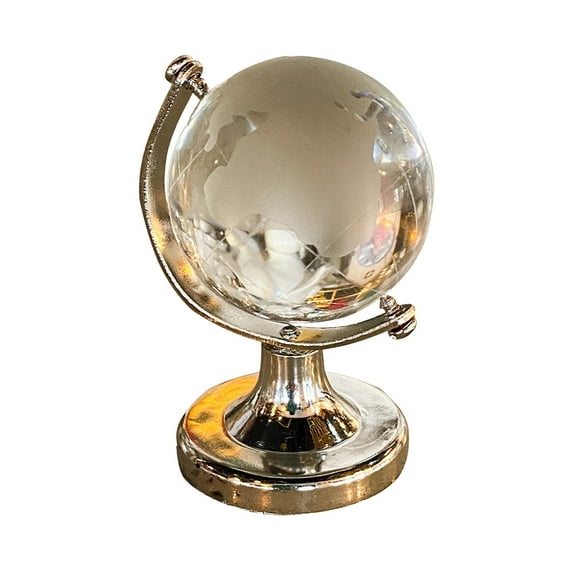 Miyuadkai Crystal Decoration Globe Desktop Ornament Mini Crystal Home Ornament Desk Ornament Crafts dec a
